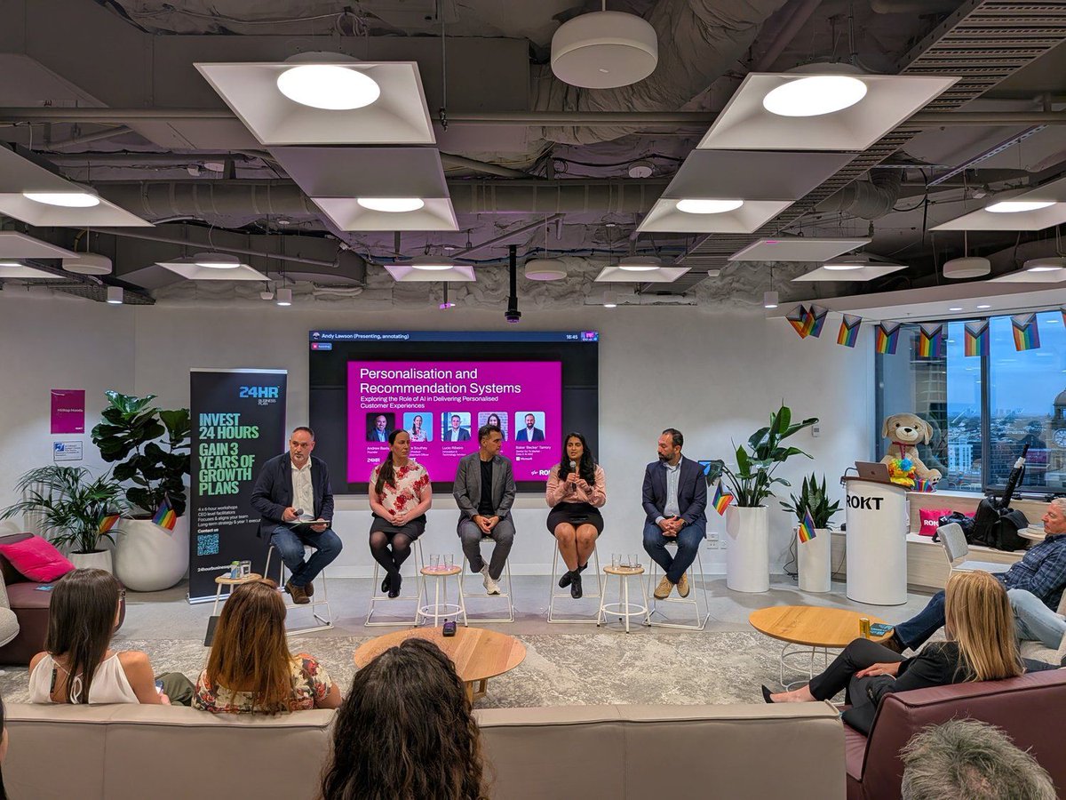 Last month, we brought together business leaders for our latest 24HR Business Community event, an insightful discussion on AI-driven personalisation at scale. Read our key takeaways: bit.ly/4j0958o