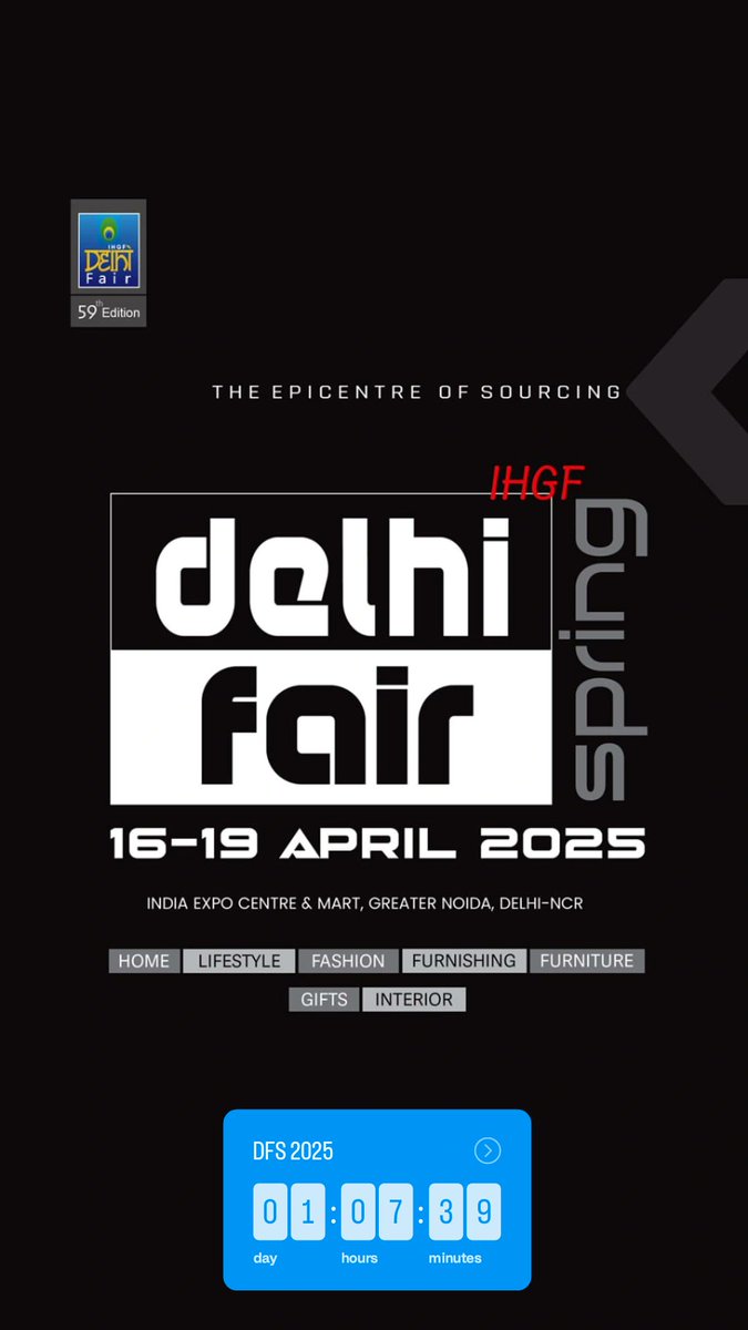 SpringFairDelhi's tweet photo. Your roadmap to design, discovery & deals is here!
Swipe through the IHGF Delhi Fair Spring 2025 Itinerary and plan your perfect sourcing days.

📍Event Details: IHGF Delhi Fair Spring, An Exclusive Home and Lifestyle Show spanning 16 product categories and 2000+ product lines, showcasing finest craftsmanship. A Connection to India for the Exclusives. 

📍Register Now: https://t.co/BtYxtTpOKs

[Delhi fair spring, itinerary, fair roadmap, plan your day]

#FairItinerary #DelhiFairSpring #SourcingHub #PlanYourVisit #Design #HomeAndLifestyleShow #LifestyleInnovation #DelhiFair2025 #DelhiFair