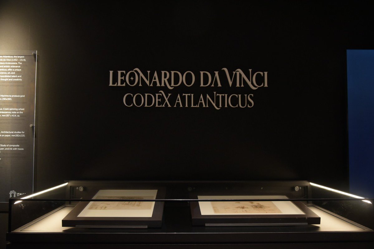 ItalyExpo2025's tweet photo. #MADEINITALYDAY
🇮🇹Festeggiamo la nascita di un genio universale: #LeonardodaVinci. Per #Expo2025 #Osaka siamo orgogliosi di portare una selezione di pagine del #CodiceAtlantico al Padiglione🇮🇹, capolavoro che incarna la fusione senza tempo di #arte #scienza #ingegneria https://t.co/UPERYjnkcu