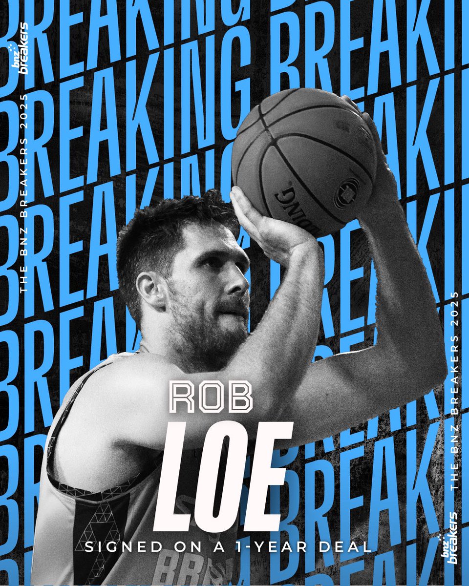 Rob Loe suits up back in black.

The veteran big man returns to the Breakers on a one-year deal.

The anchor’s home. 🖤 #Backinblack #NBL26 #BNZBreakers