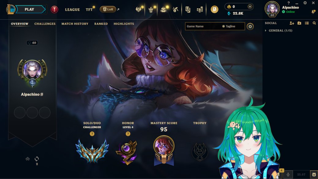 ArlequinoVT's tweet image. FINALLY we got Challenger! after 203 games with a 69% winrate from iron, it was a while since i did an iron to challenger and have to say it was quite the experience, especially emerald, what a nightmare ffs

#Vtuber #leagueoflegends
