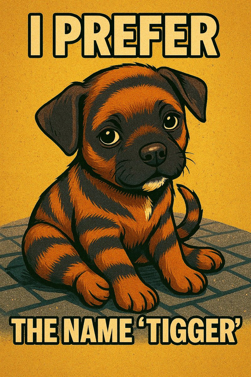FuryPawsHQ's tweet photo. @Geniustechw Plot twist: the bark has stripes. I call him Tigger.

#TigerDog #DogsofTwitter #PupWithPersonality #FuryPaws #StripeGameStrong #CuteAndClever #AdoptDontShop #WittyWoofs https://t.co/MUrN50rXug