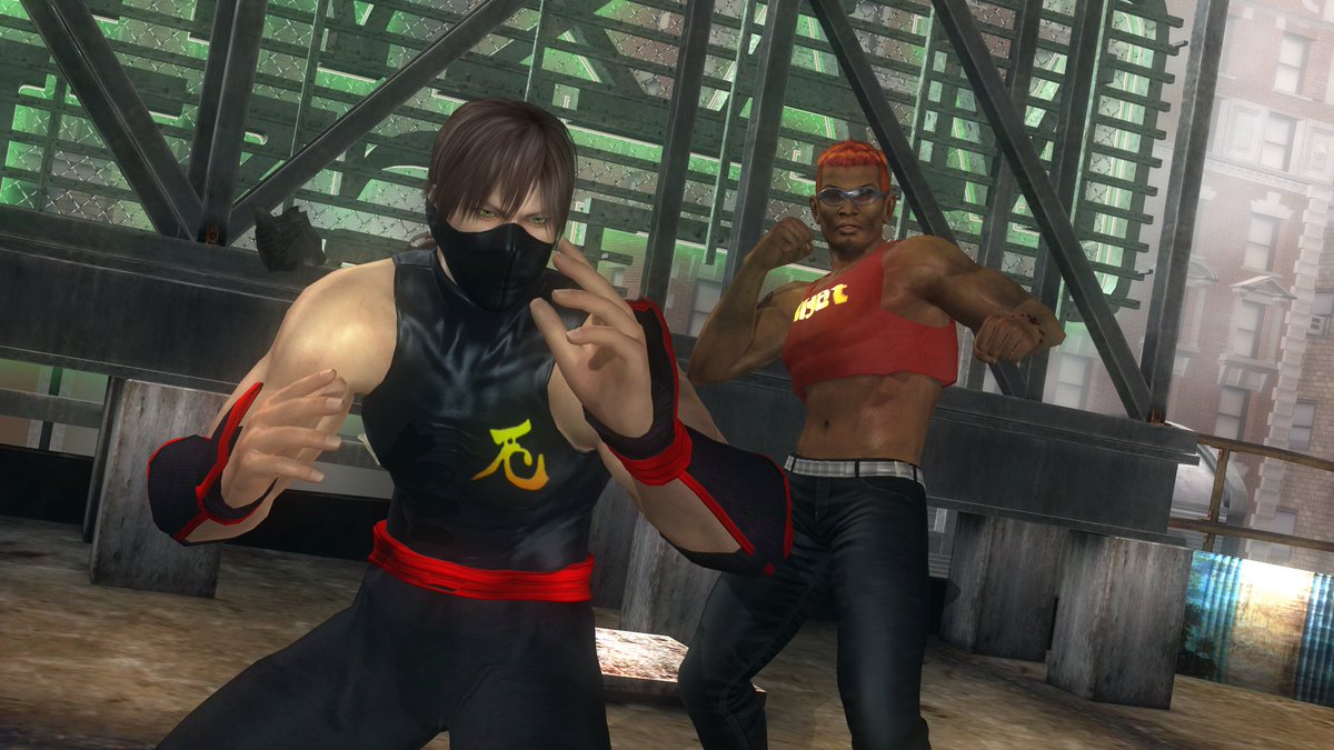 HonzoIbuki's tweet photo. Ryu Hayabusa and Zack go on a toe to toe classic Dead or Alive Tag Match with Jann Lee and Bayman! 🐉🥷🥋✊
#DeadorAlive #DeadorAlive5 #DOA5LR #DOA1 #RyuHayabusa #Zack #TagMatch #JannLee #Bayman #TeamNinja #KoeiTecmo #FightingGame @DOATEC_OFFICIAL @TeamNINJAStudio @KoeiTecmoUS https://t.co/hA7Tm3TIUd