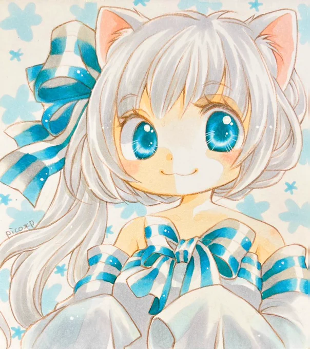 #魅力ある水色を見せてください見た人全員強制 