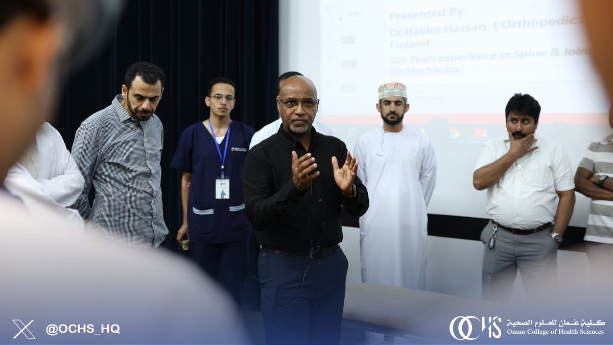 OCHS_HQ's tweet photo. بمشاركة نخبة من المختصين. تخلّل المؤتمر عروض علمية، ورشة تقييم حركي، تمارين تأهيلية، وتقنيات يدوية، وسط إشادة بالحضور والتنظيم. https://t.co/pngyCLtN11