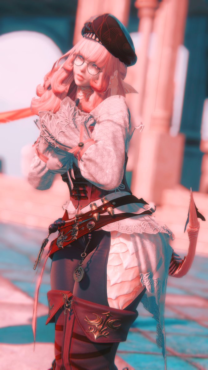 LizardInRed's tweet image. Oh right I made this pink lizard.

Agate shall be her name

#GPOSERS #ffxivaura  #gpose