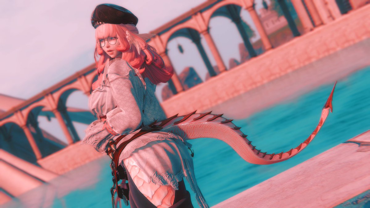 LizardInRed's tweet image. Oh right I made this pink lizard.

Agate shall be her name

#GPOSERS #ffxivaura  #gpose