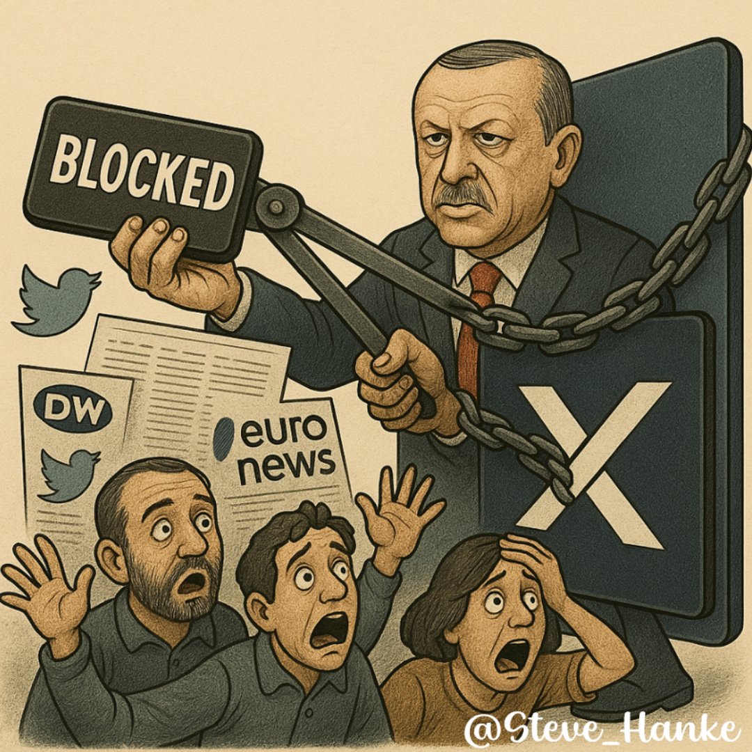 A Turkish court has ordered a block on access to 3 widely followed news accounts on the social media platform X.

PRES. ERDOGAN = NO FREEDOM OF PRESS = NO PROBLEM.