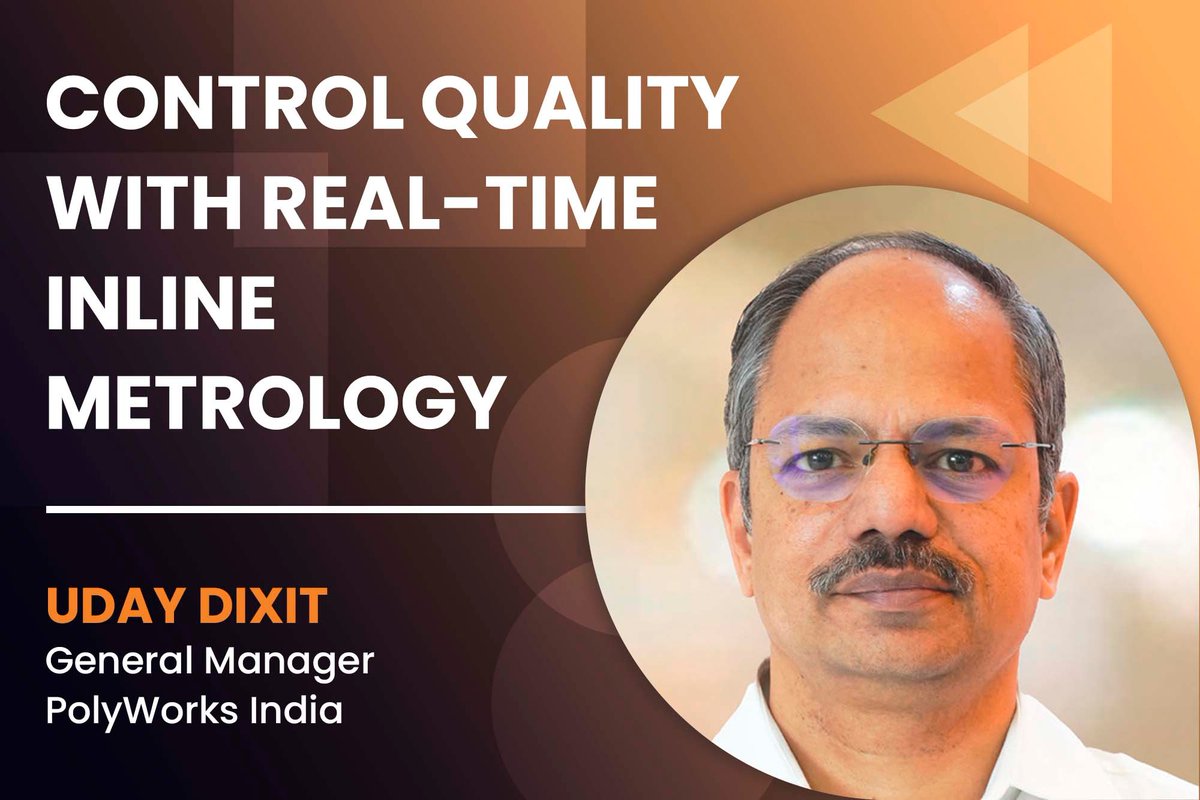 OEMUPDATE's tweet photo. Uday DIXIT, General Manager of PolyWorks India, discusses the latest advancements in inline metrology and real-time quality control systems. 

Read more: https://t.co/vPwTPzGvCG 

#digitaltransformation #PolyWorksIndia #inlinemetrology #qualitycontrolsystems #measurements https://t.co/FpJV8oOZc7