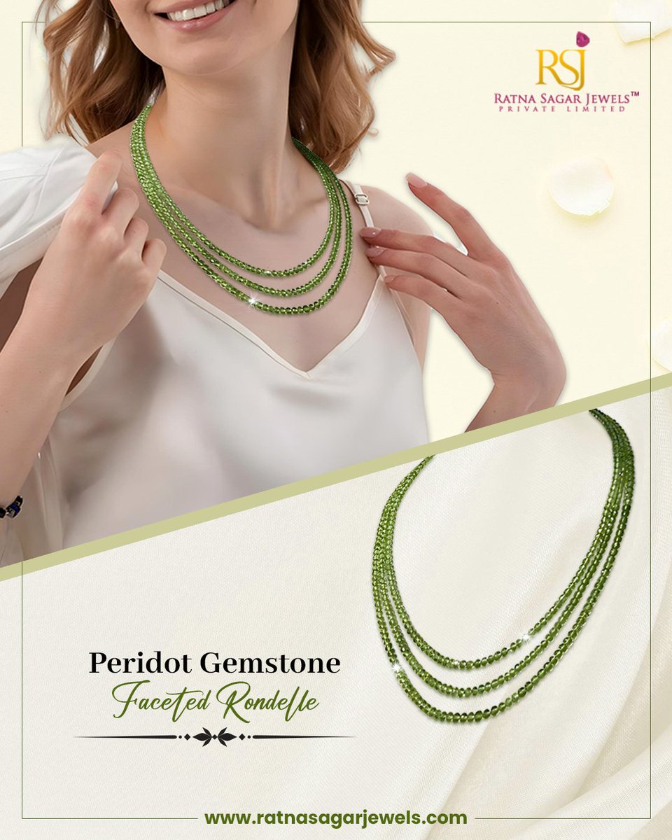 manojmaskara's tweet photo. Radiate Fresh Energy with Every Facet.

Our Peridot Faceted Rondelle gemstones are more than just beautiful—they’re a symbol of renewal, positivity, and timeless elegance.
.
Order Now - https://t.co/94WDB5Y4s8
.
.
#RatnaSagarJewels #GemstoneBeads #PeridotGemstone #FacetedRondelle https://t.co/CgFReqzTPY