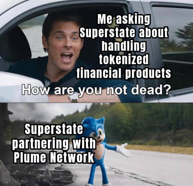 bollynysc94732's tweet photo. Superstate, an asset management firm specializing in tokenized financial products, announced its selection of Plume Network as its inaugural multichain partner. https://t.co/RXYp8tm76U