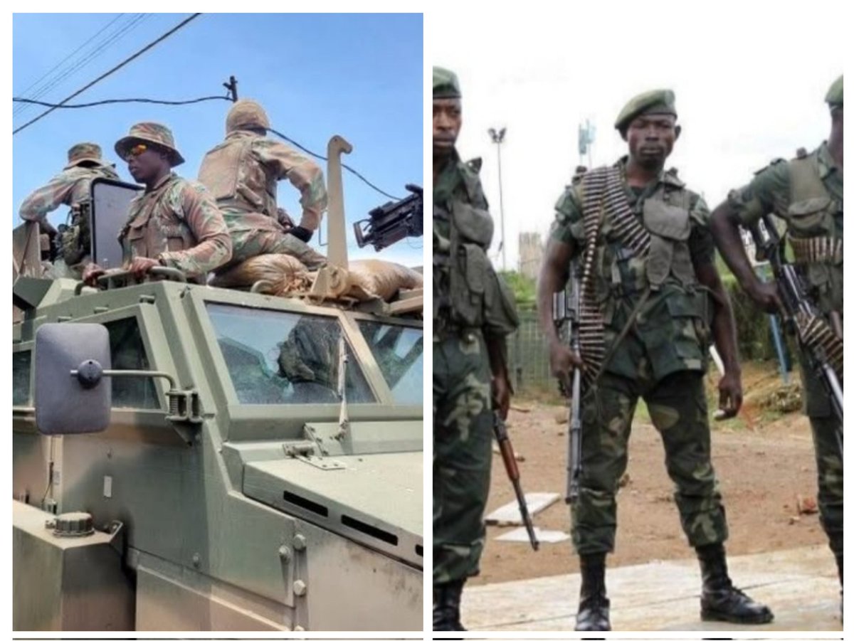 SimaroNgongoMba's tweet photo. GOMA : SOLDATS #SUD-AFRICAINS, #TANZANIENS ET #MALAWITES DE LA #SAMIRDC PASSERONT PAR LE RWANDA POUR RETOURNER DANS LEURS PAYS RESPECTIFS TANDIS QUE LES FARDC PRISONNIERS DE GUERRE CACHÉS PAR LA #MONUSCO VONT SE RENDRE À L’ARMÉE RÉVOLUTIONNAIRE CONGOLAISE (ARC/AFC).
LE BANDITISME DE @TSHISEKEDI CONSISTANT À UTILISER SES ALLIÉS POUR EXTERMINER LES POPULATIONS SWAHILIPHONES DU KIVU A TOUT SIMPLEMENT ÉCHOUÉ.
- La réouverture de l'aéroport de Goma ne pourra pas intervenir avant le départ des troupes de la SAMIRDC (SADC). Ces derniers ont effectivement pris part active aux combats de ces derniers jours visant à déstabiliser et à insecuriser la grande ville de GOMA.
- Le retrait de la mission terminée de la Communauté de développement de l'Afrique australe (SADC) en République démocratique du Congo (RDC) doit commencer à une date encore indéterminée. Ce retrait se fera donc par la route via le RWANDA, frontière la plus proche de GOMA. C'est ce qui ressort des discussions sur un plan de retrait révisé lors d'une réunion vendredi dernier (11 avril) à laquelle ont participé les chefs des trois forces de défense qui ont fourni des troupes et du matériel à la mission. Il s’agit des généraux Rudzani Maphwanya (SA National Defence Force), Jacob Mkunda (Tanzania People’s Defence Force-TPDF) et Paul Phiri (Malawi Defence Force). Le professeur Kula Theletsane, directeur de l'organe de la SADC chargé des affaires politiques, de défense et de sécurité, était également présent au siège du TPDF à Dar es Salaam pour la réunion.
- Le déploiement initial de la mission, sous l’acronyme SAMIDRC, a eu lieu en décembre 2023 dans l’est de la RDC sous le commandement du général de division sud-africain Monwabisi Dyakopu. Sa cessation, qui sera suivie d'un retrait progressif, a été rendue publique par le bloc régional le 13 mars. Cette annonce intervient deux mois après que les trois pays contributeurs de troupes (TCC) de la SAMIDRC ont signalé des décès au combat contre l’AFC/M23 (Mouvement du 23 Mars), l'Afrique du Sud – 14 – en faisant les frais.
Les éléments de planification de la SADC dirigeront et dirigeront le commandant de la Force SAMIDRC dans la formulation d'un plan de retrait adhérant aux directives autorisées par les TCC.
L’Alliance Fleuve Congo (AFC/M23) a fini par crever l’abcès en affirmant que les forces de la SAMIDRC mènent des opérations conjointes avec les forces du régime criminel de FÉLIX TSHISEKEDI (FARDC), la milice WAZALENDO et d'autres éléments autour de GOMA qui, violent les accords existants de la SADC et retardent ainsi la réhabilitation de l'aéroport GOMA ; obligent l'AFC/M23 à exiger le retrait immédiat des forces de la SAMIDRC ; et contraignent à exiger la reddition immédiate des troupes des FARDC stationnés dans les installations de la MONUSCO.
- Des combats ont lieu au nord de Goma depuis mardi dernier. Les forces de KINSHASA et les forces de la milice WAZALENDO qui se sont retirées dans le parc national des VIRUNGA affrontent les forces de l’AFC/M23 dans la région.
“QUE VA ENCORE FAIRE FÉLIX TSHISEKEDI APRÈS CE NIÈME ÉCHEC TACTIQUE DE CRIMINALITÉ À HAUTE VOIX?”