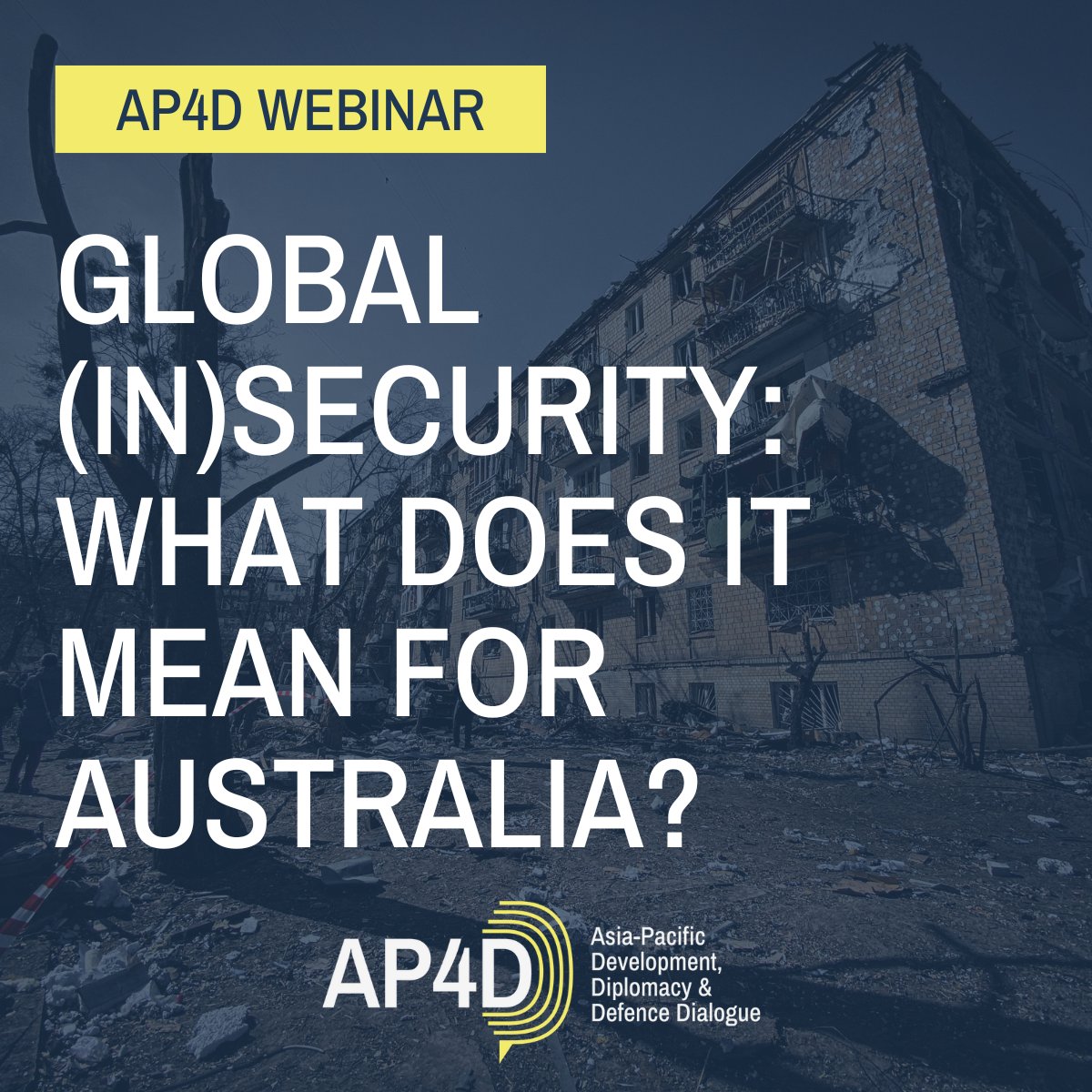 ✏️Don't forget to pencil this #AP4D webinar into your diary.
Hear from a distinguished lineup of speakers on the #security challenges Australia faces and what the next government can and should do to respond.
📅Thurs 1 May
⏰1-2pm AEST
🎫Register at