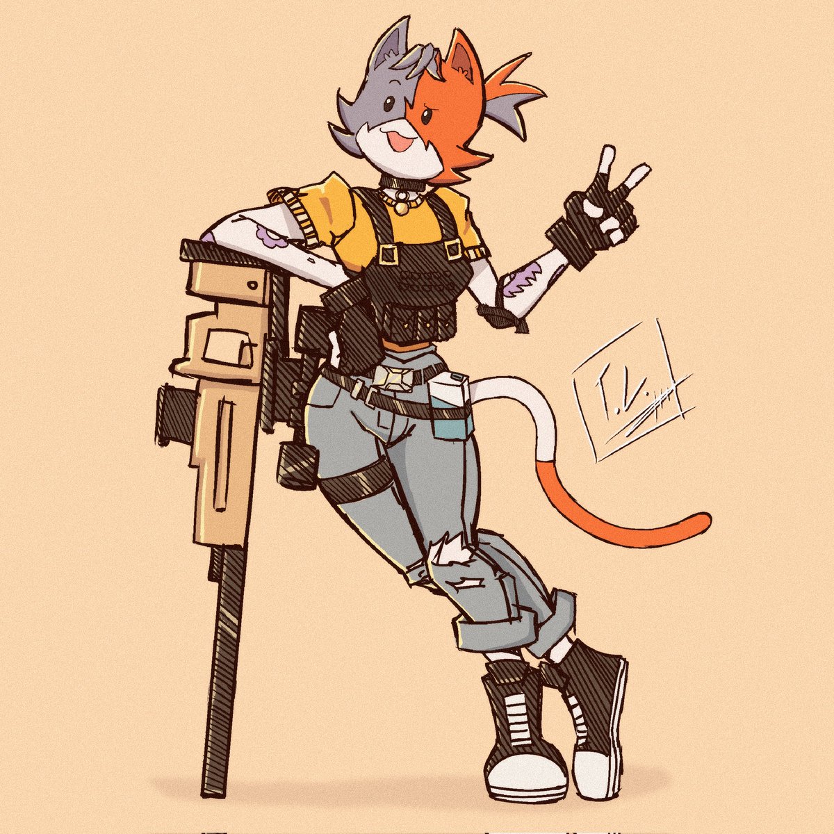 Teusloop's tweet image. Some Cate Meowdy doodles!

#FortniteFanArt #CateMeowdy #Fortnite