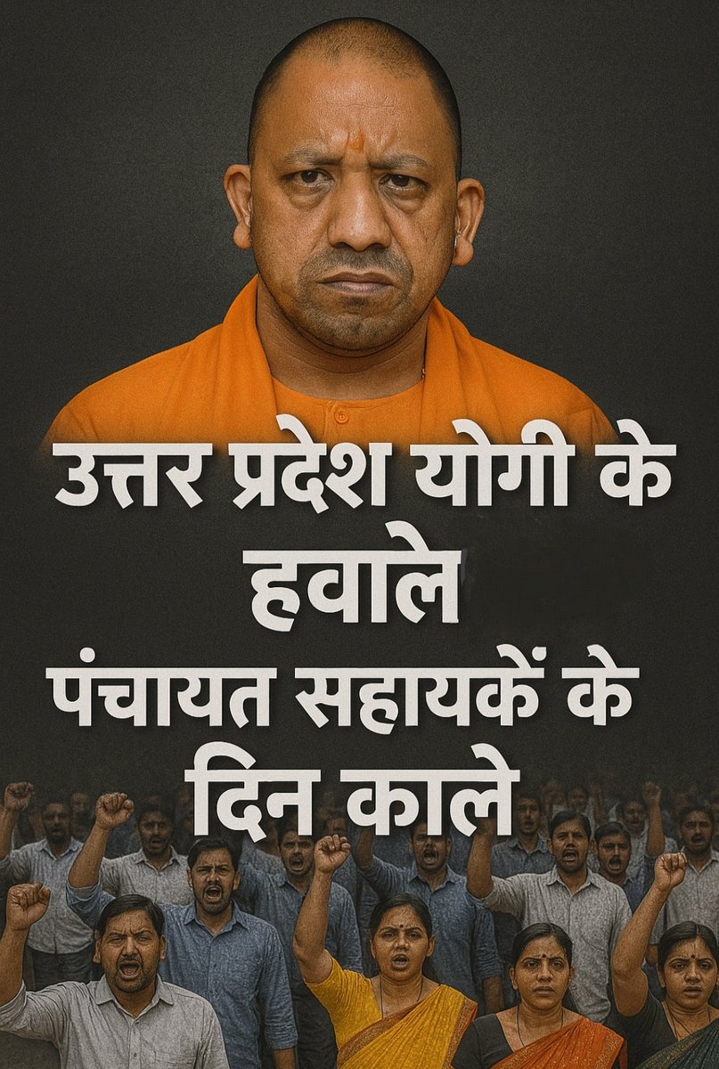 ashishky97's tweet photo. जनसेवा नहीं है अपराध — फिर क्यों इतना अत्याचार?
#संविदा_शोषण_है
#अल्प_मानदेय_6000 
#पंचायत_सहायक_नियमित_करो 
@RSSorg @friendsofrss 
@BJP4India @BJP4UP @myogiadityanath @myogioffice @CMOfficeUP @mopr_goi @uppanchayatiraj @kpmaurya1 @UPGovt @oprajbhar @SureshKKhanna @BhimArmyChief https://t.co/dn05YwjOkU