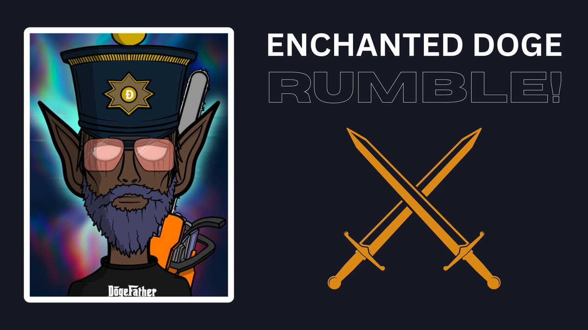You know how impossible it is to get WL for <a href="/enchanted_nfts/">Enchanted Miners</a> DOGE collection <a href="/EMDogeDAO/">Enchanted Miners Doge DAO</a> here’s your shot. Link for discord in bio.  Winner announced at 4pm PST tomorrow.  HIT THE SWORDS!