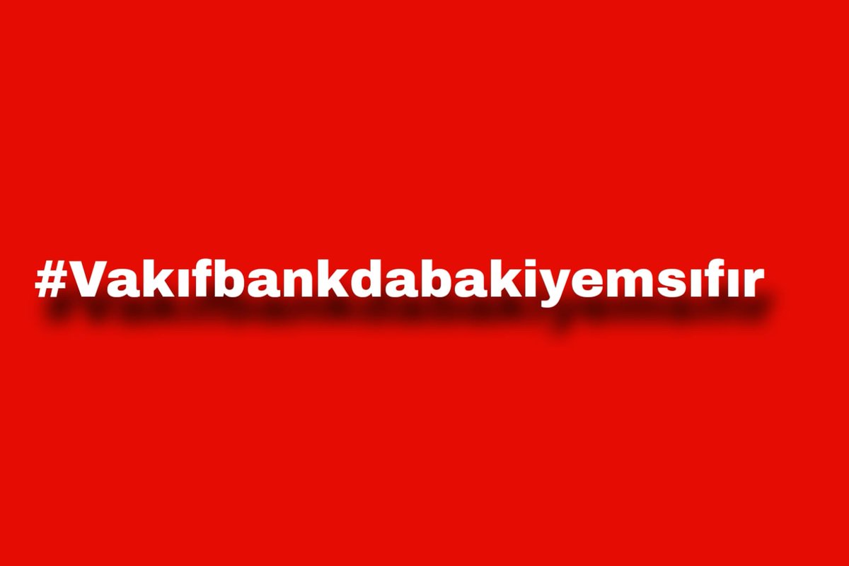 emre51celik's tweet photo. #Vakıfbankdabakiyemsıfır https://t.co/O6YzgMwmrW