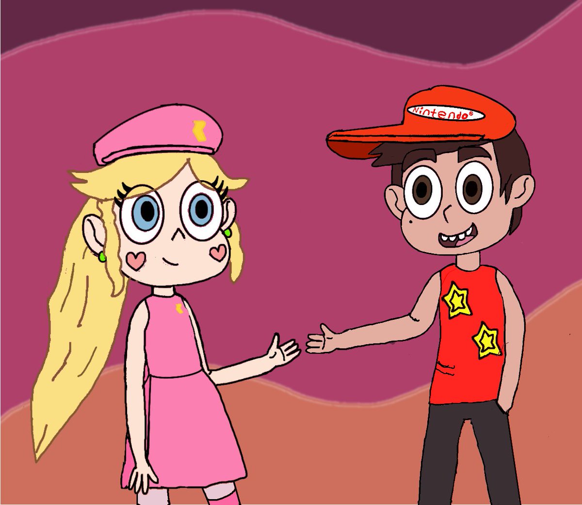 Ghost_wolf_post's tweet photo. Some Starco cosplaying as Dixie and Diddy Kong. #Starco #StarVs #Fanart #DiddyKong #DixieKong #StarVsTheForcesOfEvil #MarcoDiaz #StarButterfly https://t.co/QLMOIlut9w