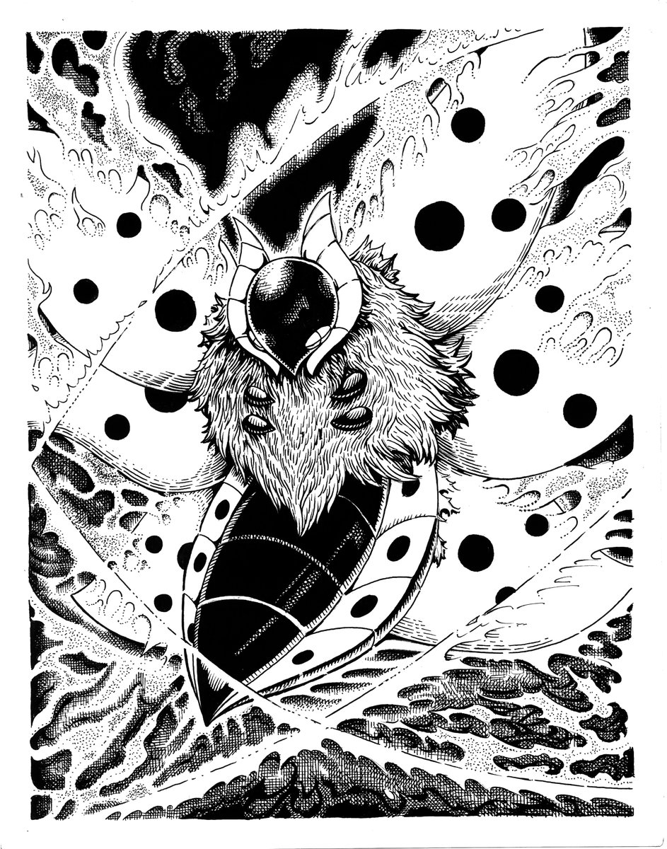 bastisantosART's tweet photo. Volcarona, (Pokemon No. 637) in my Inking style

Ink on Paper, 2025

#Pokemon #illustration #artmoots #ink https://t.co/2ardvarim1
