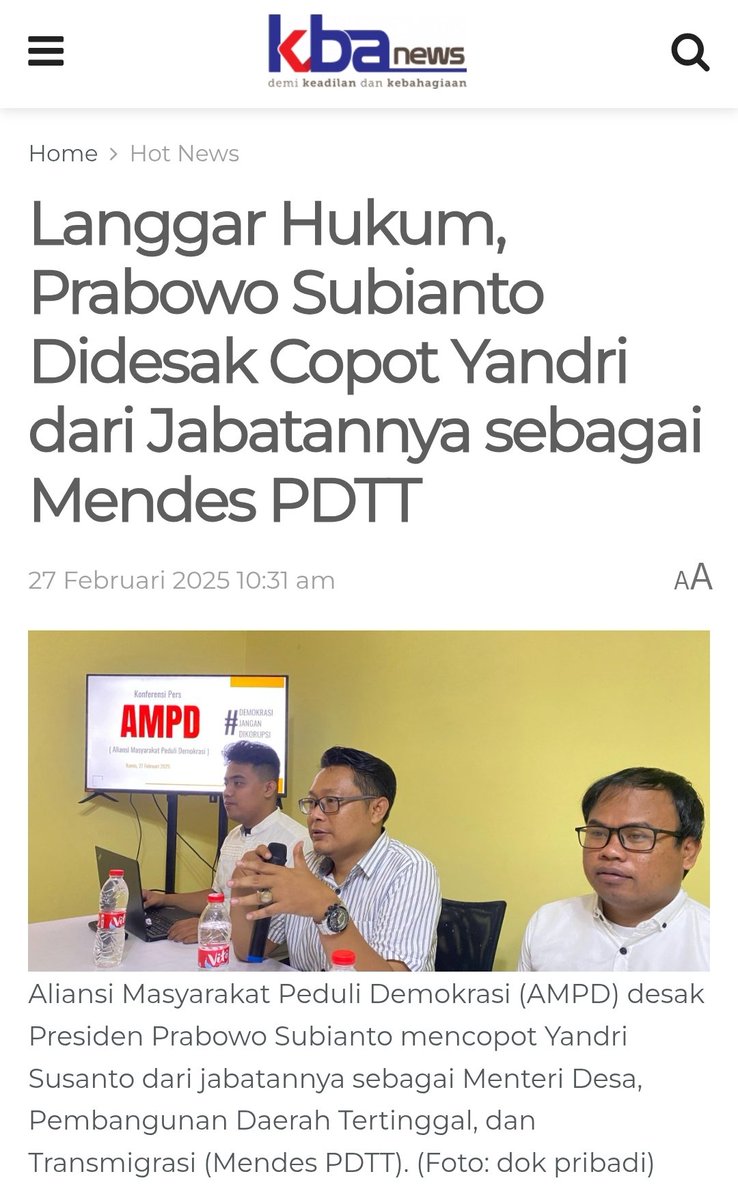 mimi_chimmy's tweet photo. Konttoversi sang Menteri Desa https://t.co/cshjeGjJXA