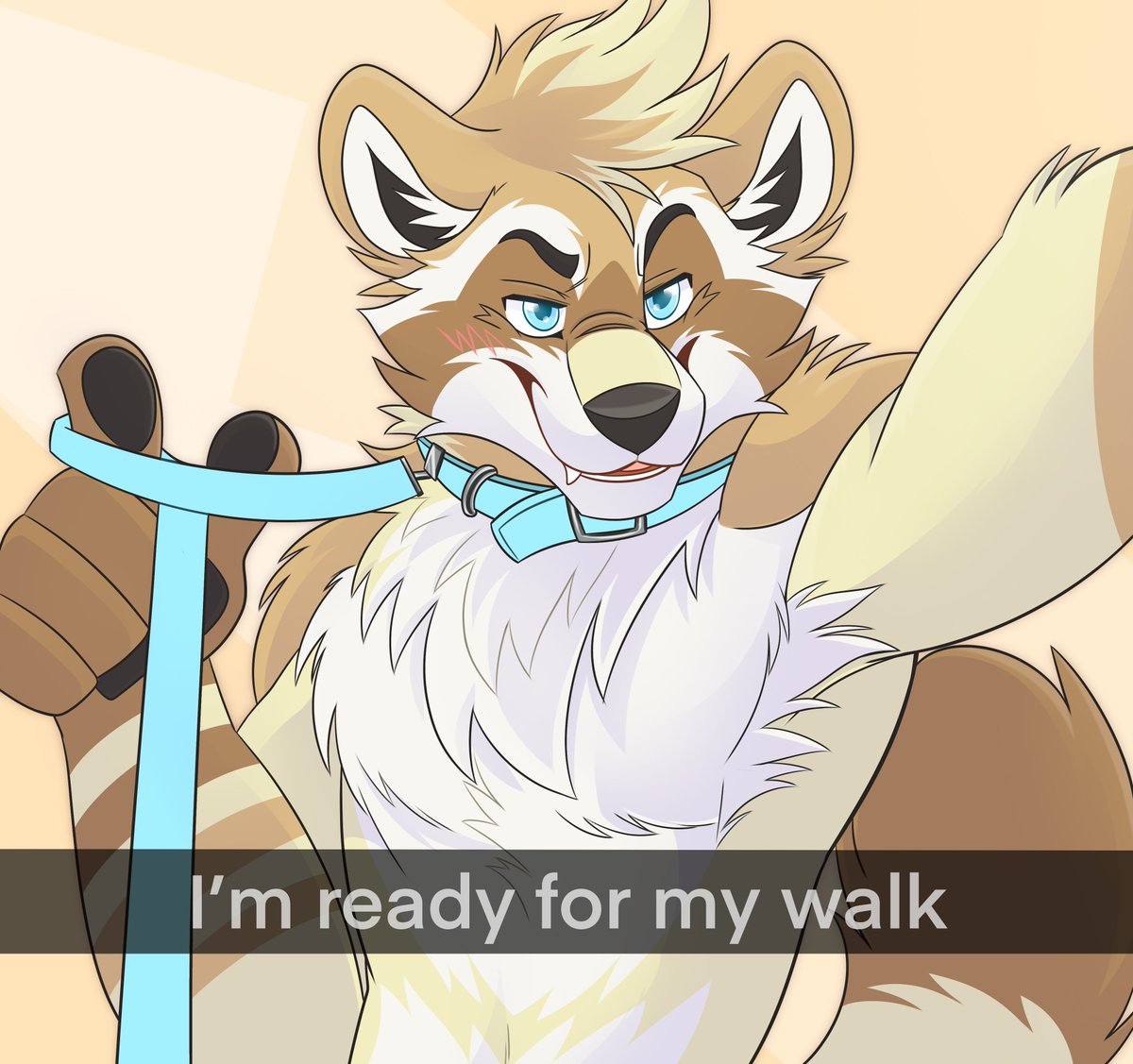 SkitterPaw's tweet image. Playful piece by @/itswisker!