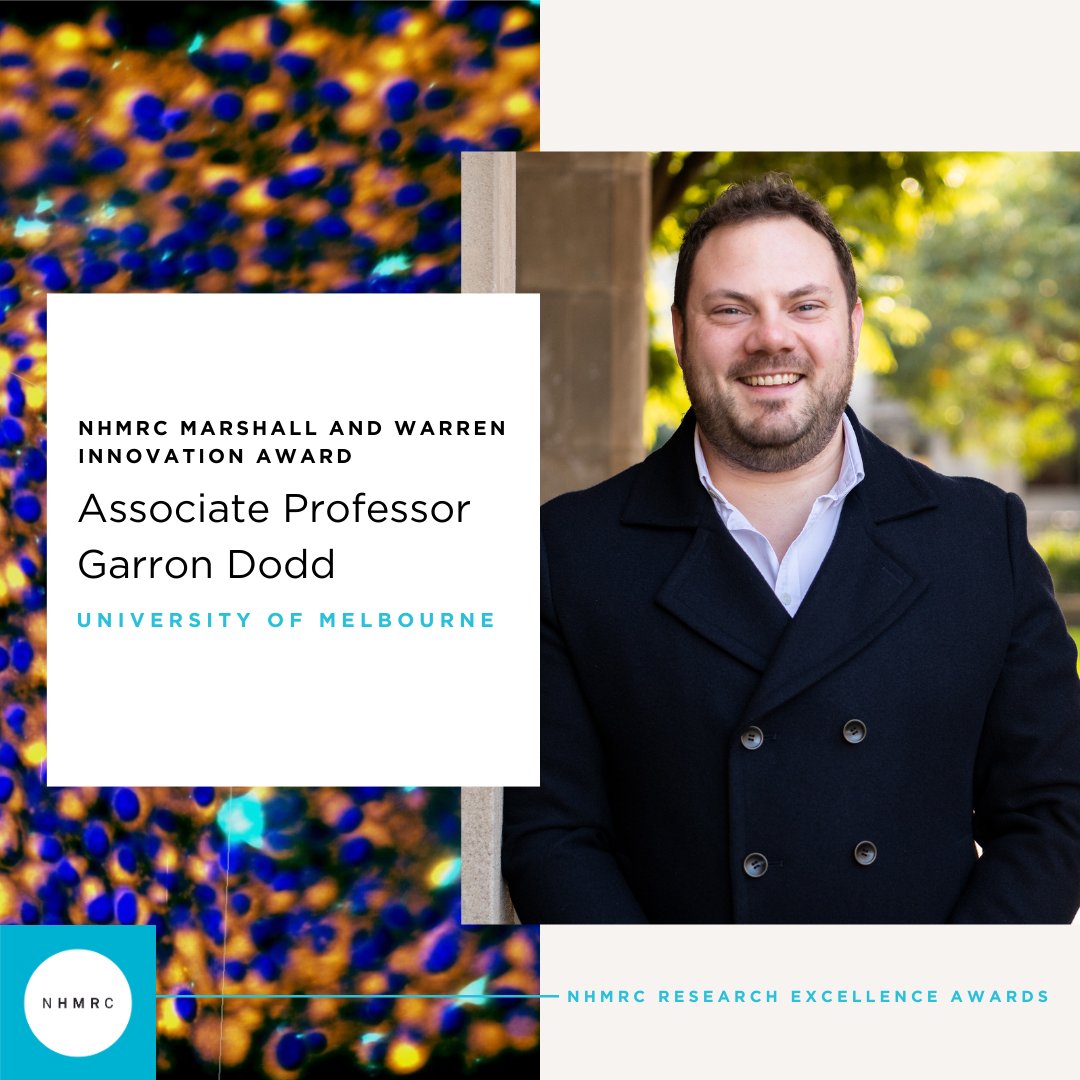 NHMRC (@nhmrc) on Twitter photo Congratulations to the recipient of the 2024 NHMRC Marshall and Warren Innovation Award, Associate Professor <a href="/garrondodd/">A/Prof Garron Dodd</a> from the <a href="/UniMelb/">University of Melbourne</a> for his research into ‘Turbocharging treatments for type-2 diabetes’. Read more: ow.ly/82Jw50VvmaH
#WCIW #IAmCreative Congratulations to the recipient of the 2024 NHMRC Marshall and Warren Innovation Award, Associate Professor <a href="/garrondodd/">A/Prof Garron Dodd</a> from the <a href="/UniMelb/">University of Melbourne</a> for his research into ‘Turbocharging treatments for type-2 diabetes’. Read more: ow.ly/82Jw50VvmaH
#WCIW #IAmCreative