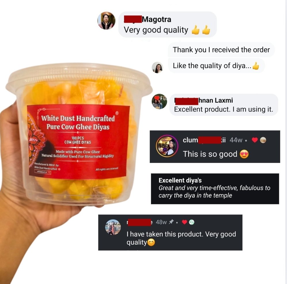 RohitAryannn's tweet photo. Our flagship product Pure Cow Ghee Diyas has become a staple product in many households! 🫡

So grateful for the love 🙏

Over 42% returning customers for this single SKU 🙏♥️

We’re now shipping 18,000+ diyas daily, and due to the high demand, this will be our first product on Q-Comm platforms.

Big milestone, and just the beginning!