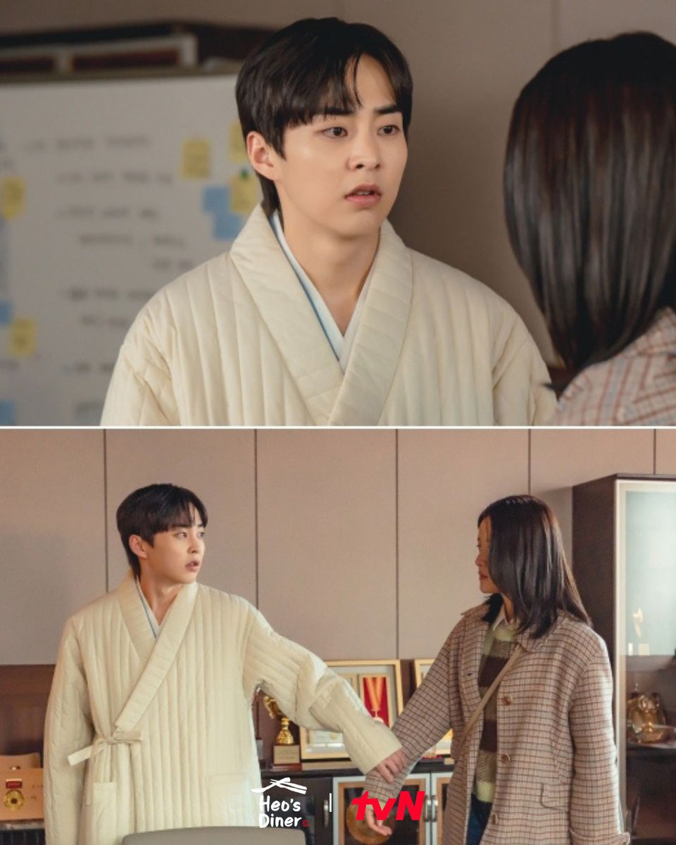tvN_Asia's tweet photo. Eun-sil made a tough decision.  🤔📃

Do not miss tonight’s episode of <Heo’s Diner>! ✨🍽️
Every Tue &amp; Wed 20:15 (GMT+8) 🇸🇬 🇲🇾 🇮🇩 🇵🇭 

#tvNAsia #BestKoreanEntertainment #24hrExpress #HeosDiner #XIUMIN #ChuSoJung #EXY #LeeSaeOn #LeeSooMin #허식당 #시우민 #추소정 #이세온 #이수민 https://t.co/pZNDbgFB17
