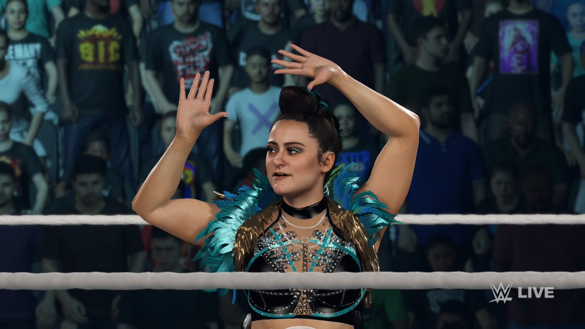 aaronvr40_'s tweet image. WOO 🪽
Lyra Valkyria ( @Real_Valkyria ) RAW&apos;25 attire is now in #WWE2K25 CC &amp;lt;3
Platforms: PS4/XboxOne/PC
Hashtags: 
#LyraValkyria
#Bayley