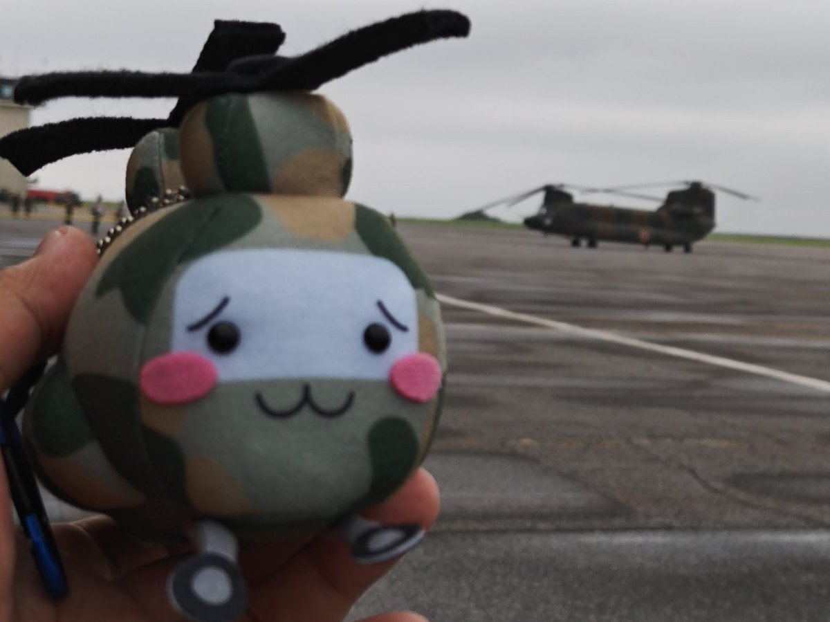 taka19681125's tweet photo. #ヘリコプターの日 
#チヌたん @miriimai
#CH_47
#チヌーク
今日はヘリコプターの日だよー🚁 https://t.co/m9Xgba3zTK