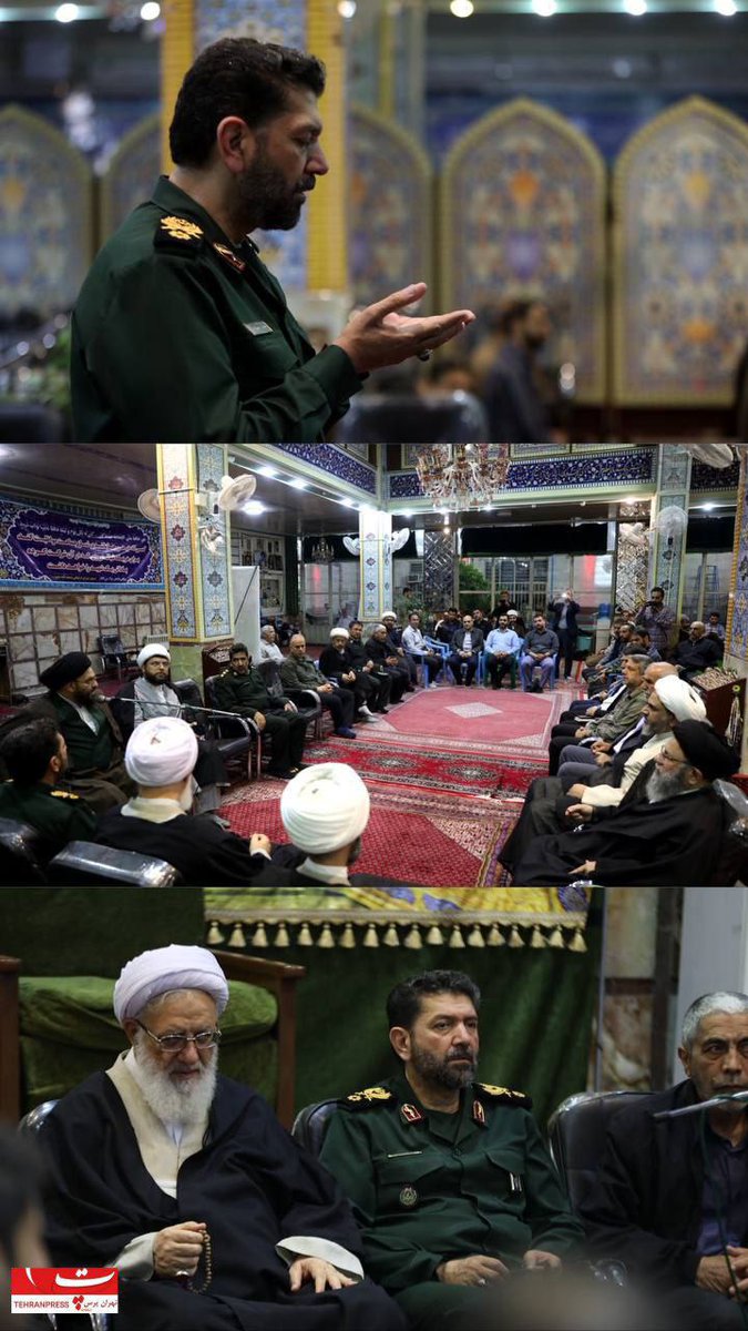lida213293's tweet photo. اجرای طرح #مسجد_برقرار، امروز (سه‌شنبه) نماز جماعت صبح در مسجد ائمه بقیه با حضور معنوی و پرشور سردار حسن‌زاده فرمانده محترم سپاه پاسداران تهران بزرگ، جمعی از مسئولین محلی، برگزار شد.  
حضور صمیمی و گرم مردم مؤمن، فضای مسجد را به قرارگاهی واقعی برای دل‌های بی‌قرار تبدیل کرد. https://t.co/uHfUqAOn5X