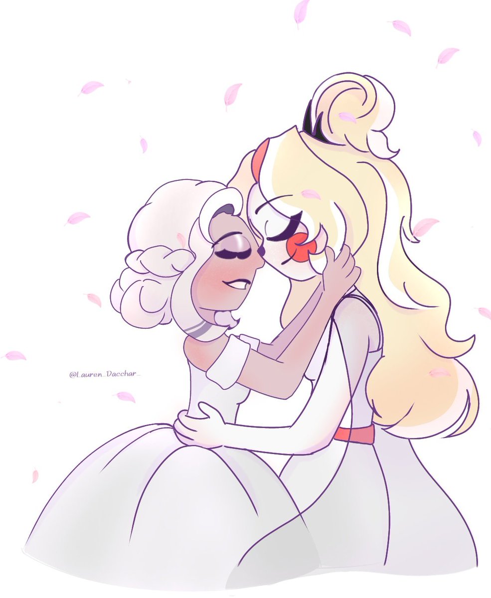 Vivan las Novias 🩶✨️

Day 7 #ChaggieWeek2025 

#Chaggie #Hazbinhotel #Hazbinhotelfanart #chaggiefanart