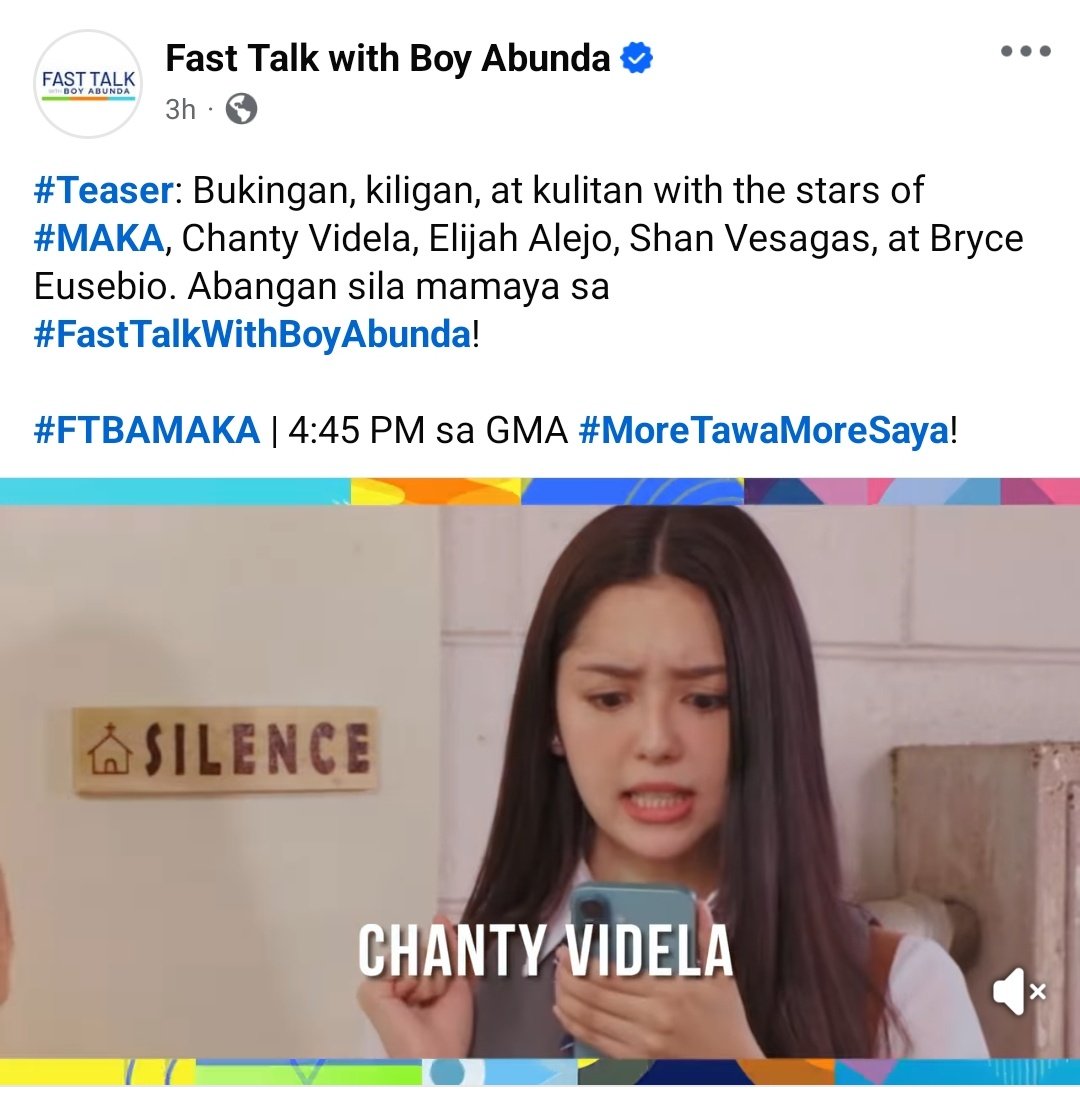 dianalimuco's tweet photo. Catch Chanty and the MAKA cast on Fast Talk with Boy Abunda later today. 💚

#Lapillus #Chanty #Maka https://t.co/VNGH5wICiF