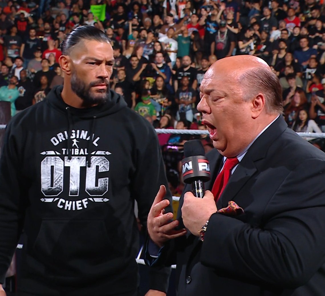 Who else noticed #WWE refering #CMPunk as the First Paul Heyman Guy on Raw 👀

So are they actually erasing Brock Lesnar's name from history cauz same thing happened in Roman's 10th main event video package 🤔

#WWERaw #RomanReigns