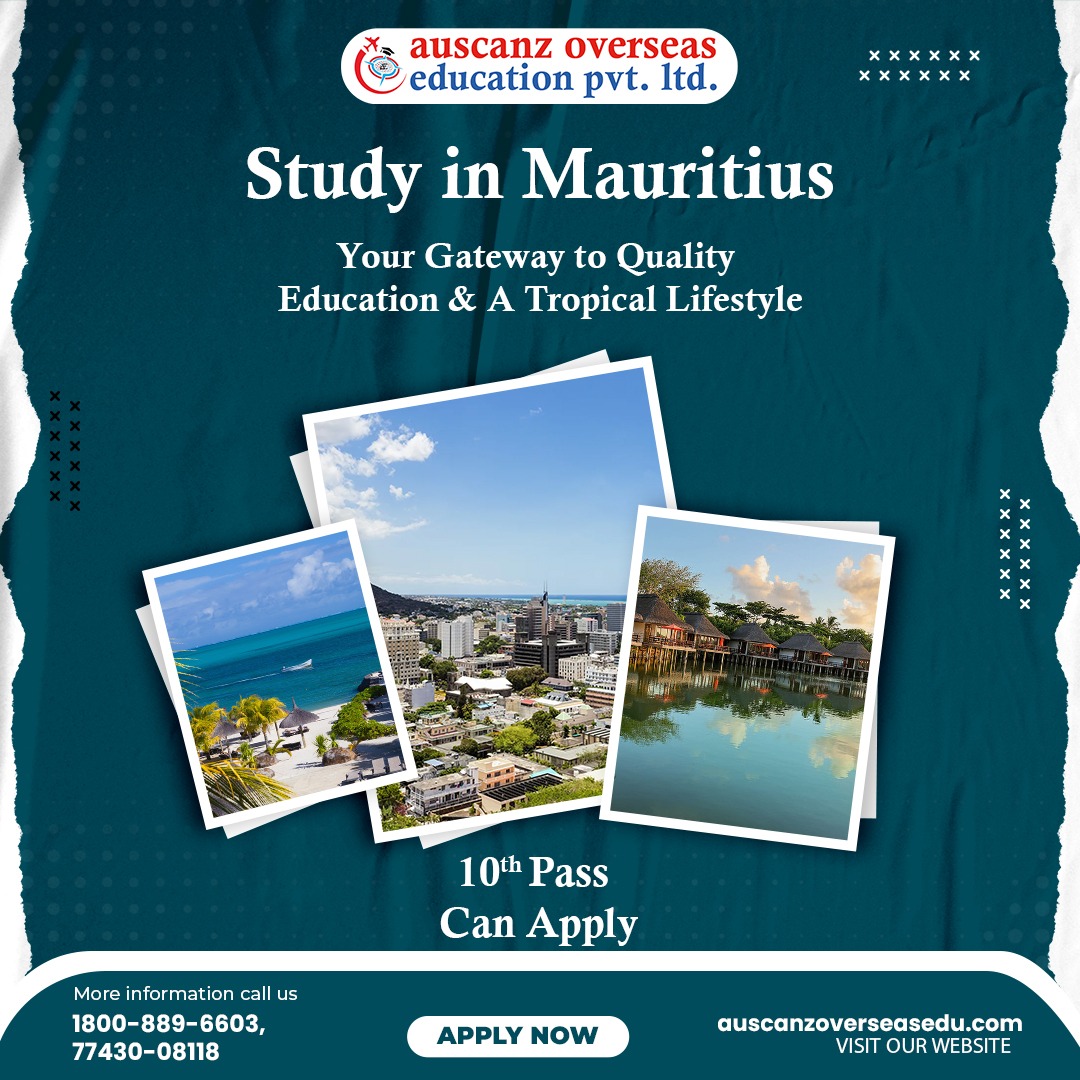 AuscanzE's tweet image. 🌴 Study in Mauritius – Your Gateway to Quality Education &amp;amp; a Tropical Lifestyle! 📚✨

Dreaming of world-class education with a touch of paradise? 🌊🌞

#StudyInMauritius #GlobalEducation #TropicalLife #AuscanzOverseas