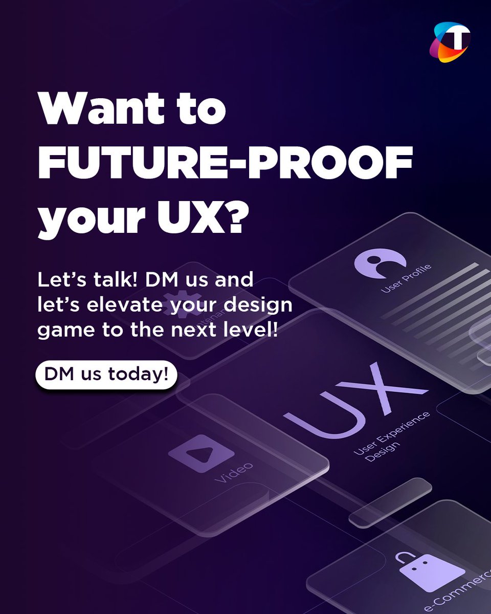 techved's tweet image. UX isn’t fading—it’s transforming.
UX has become a powerful business asset, it is more than just good design—it’s a business advantage.
Curious how your UX can evolve with the times?
&lt;DM us&gt; to future-proof your experience.
#userexperience #userinterface #userexperiencedesign