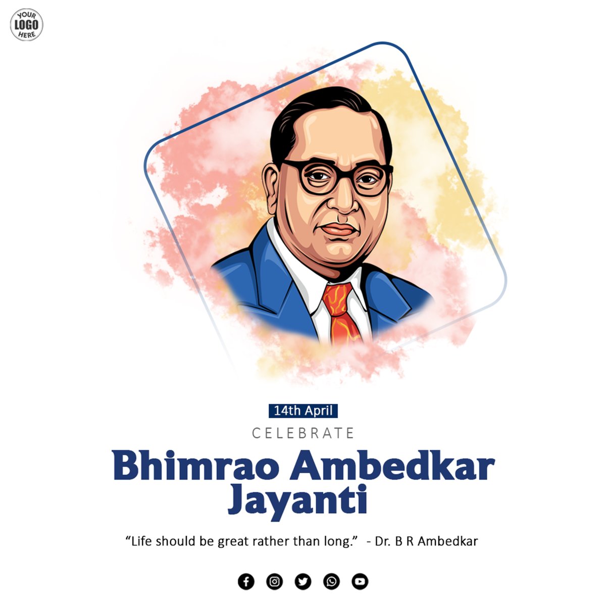 jiniart_studio's tweet photo. Ambedkar Jayanti Social Media Post Design In Photoshop https://t.co/QQq8ljzD3P