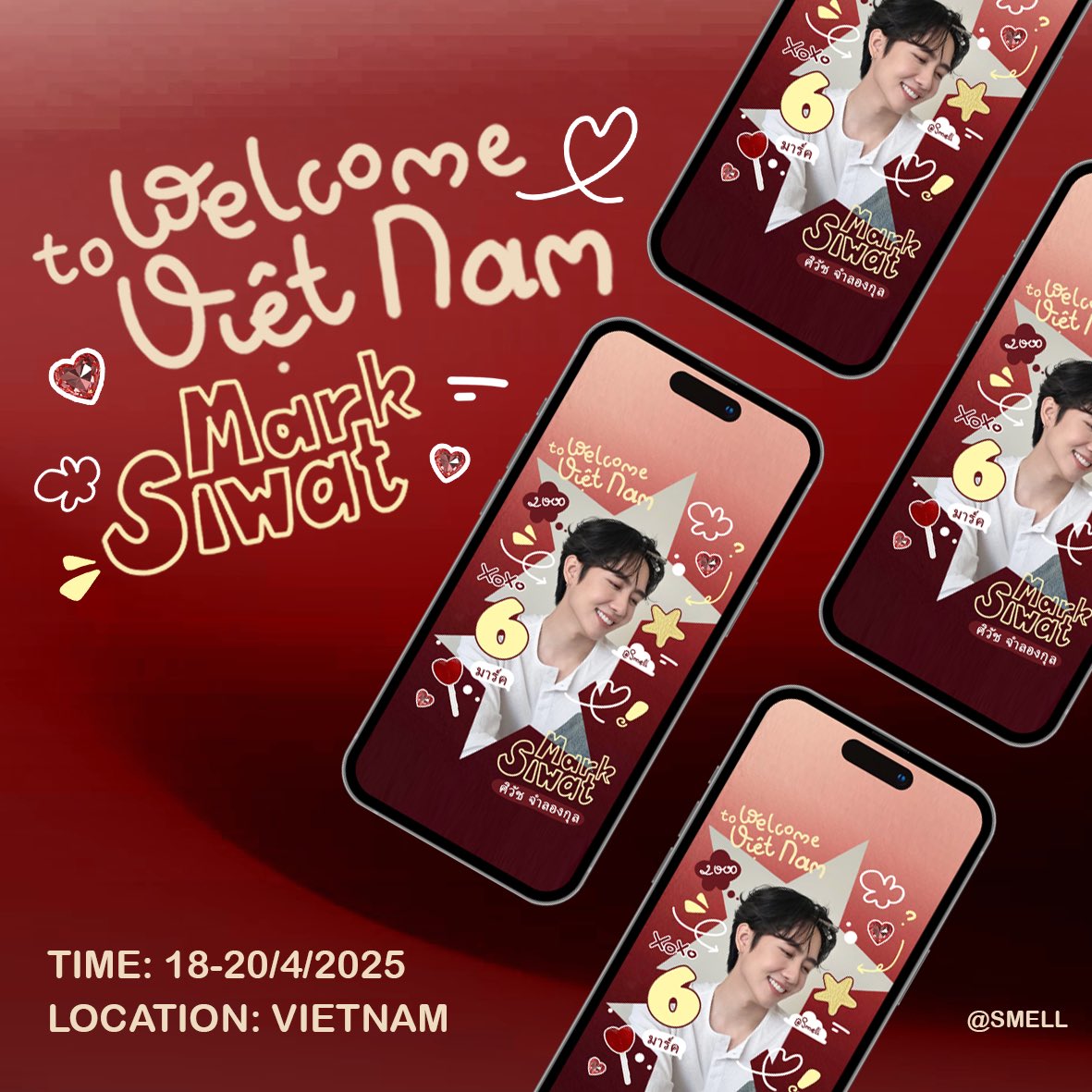 thai_fgw's tweet photo. ❤️Instagram Story Ads for Mark Siwat❤️
⏱ 18-20/4/25
📍 Vietnam
Mark Siwat is coming to Vietnam on April 19!For fans who’ve followed him, this is a special chance to meet him,don’t miss it!If you see our ads, take screenshot &amp; him. #marksiwat #marksiwat_vietnam #vietnam https://t.co/TIVTiviQ9l