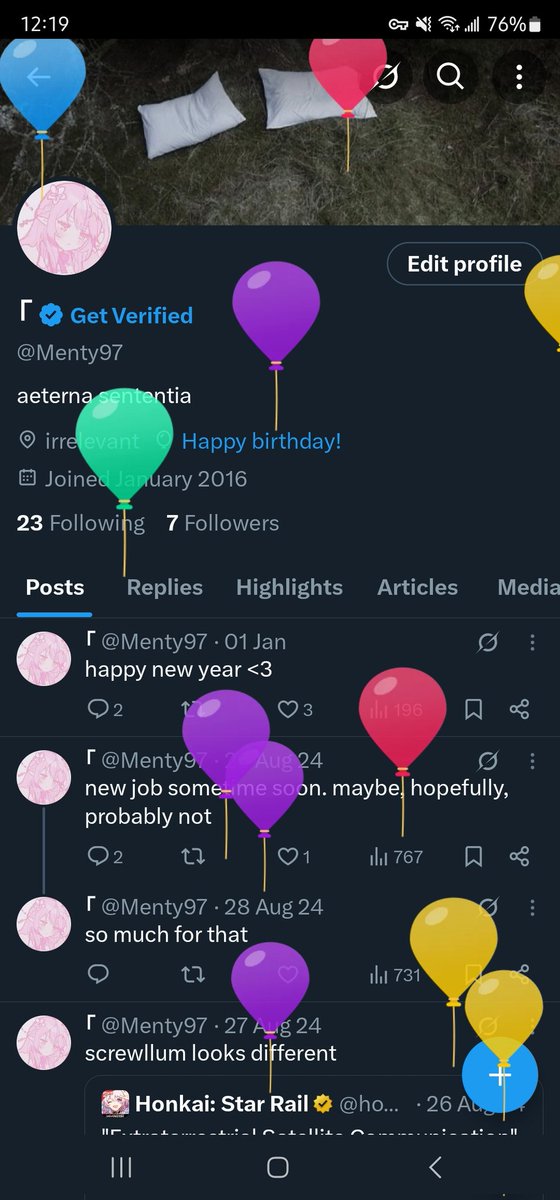 Menty97's tweet photo. a bittersweet reminder of time passing https://t.co/Y6UI0RlvQI