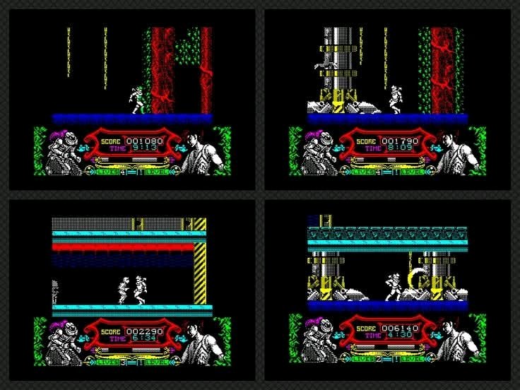 OldSchoolBooks1's tweet photo. Today's #retrogaming on the #ZXSpectrum #StriderII, love this one. Enough energy and lives to get some distance in the game without having to cheat and some nice graphics. Highly recommended. https://t.co/Gh3zqNqMNd