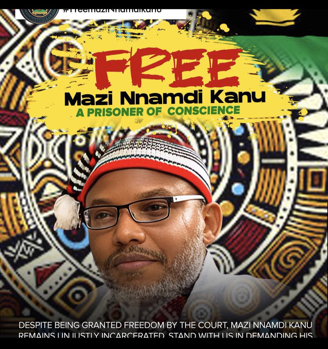 IpobTurkey's tweet photo. @NigeriaGov Why are they insisting on trying MNK when Nnamdi Kanu detained, prosecuted for making same remark as DSS DG, Ajayi did.
@UN @Amaka_Ekwo @Naija_PR @zoomafrika1 @realDonaldTrump @NASA @StateDept @NOIweala  @AfricanHub_  @_AfricanUnion @AUC_PAPS @amnestyusa @StateDept https://t.co/RJdLTMrdO5