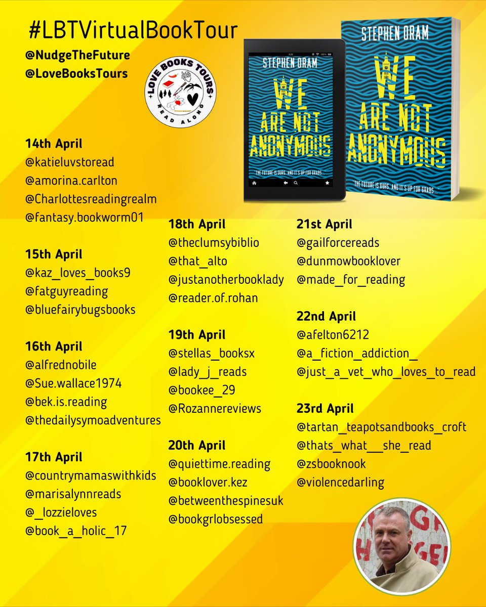 Amorina Carlton * 🏳️🌈 *🇺🇦 * she/they (@amorinacarlton) on Twitter photo Check out my thoughts on this heart-pounding #scifi #thriller "We Are Not Anonymous" @oramstephen on tour with <a href="/KellyALacey/">Kelly Lacey</a> and <a href="/Lovebookstours/">Love Books Tours</a>
Be sure to check out all the #LBTCrew reviews this week!
#Ad #BookTwitter #LBTSciFi #Mystery #Fantasy
amorinacarlton.com/2025/04/15/boo… Check out my thoughts on this heart-pounding #scifi #thriller "We Are Not Anonymous" @oramstephen on tour with <a href="/KellyALacey/">Kelly Lacey</a> and <a href="/Lovebookstours/">Love Books Tours</a>
Be sure to check out all the #LBTCrew reviews this week!
#Ad #BookTwitter #LBTSciFi #Mystery #Fantasy
amorinacarlton.com/2025/04/15/boo…