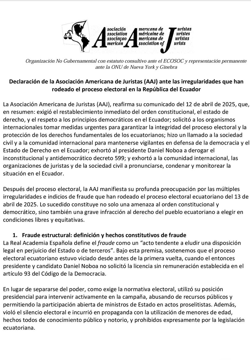 Rafael Correa tweet media