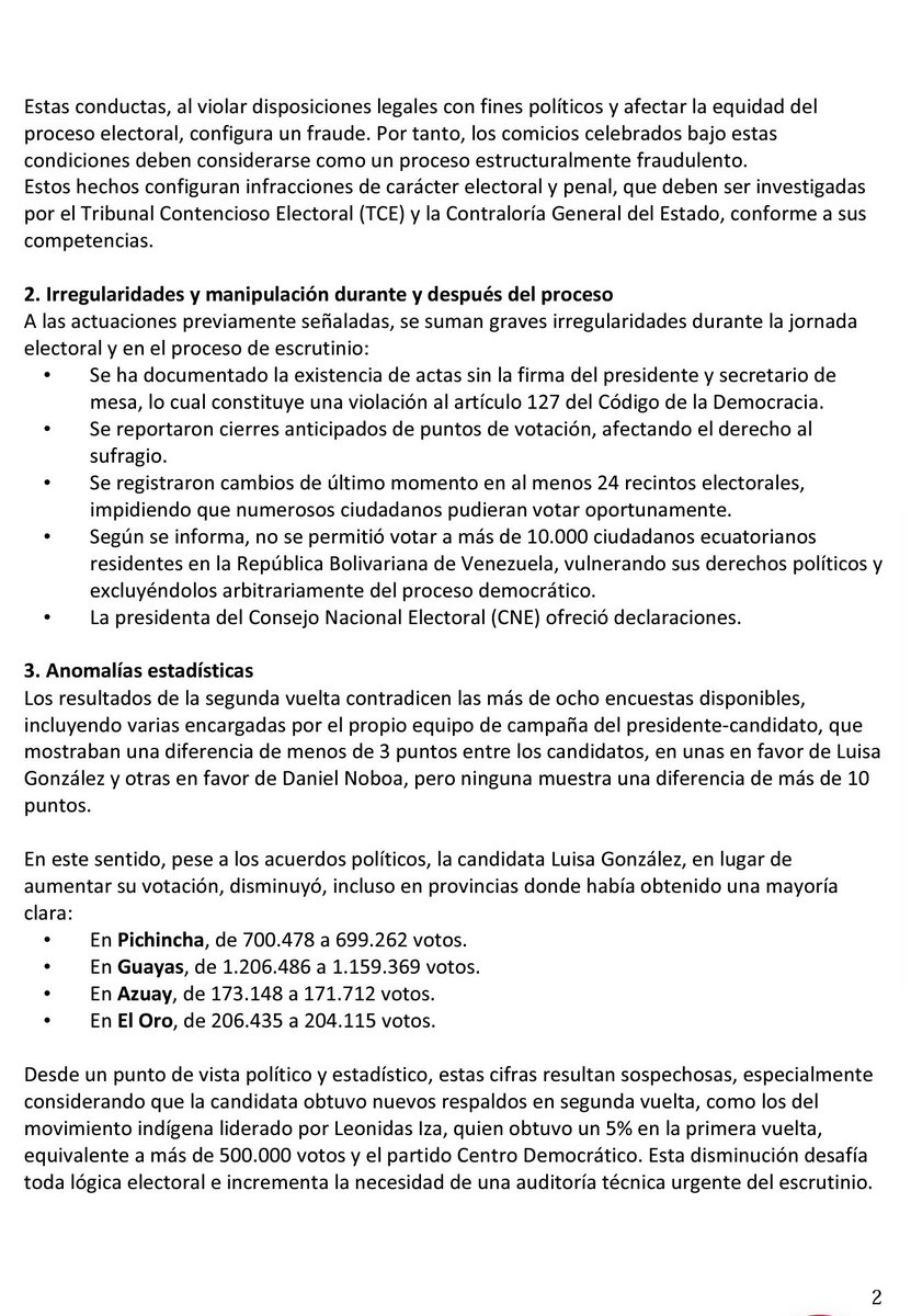 Rafael Correa tweet media