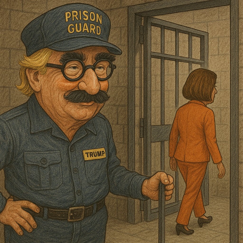 nosignsof's tweet image. Yes I agree, all Democrats should do this. Every single one. Demand to be let into the prison, all of you, all at once.