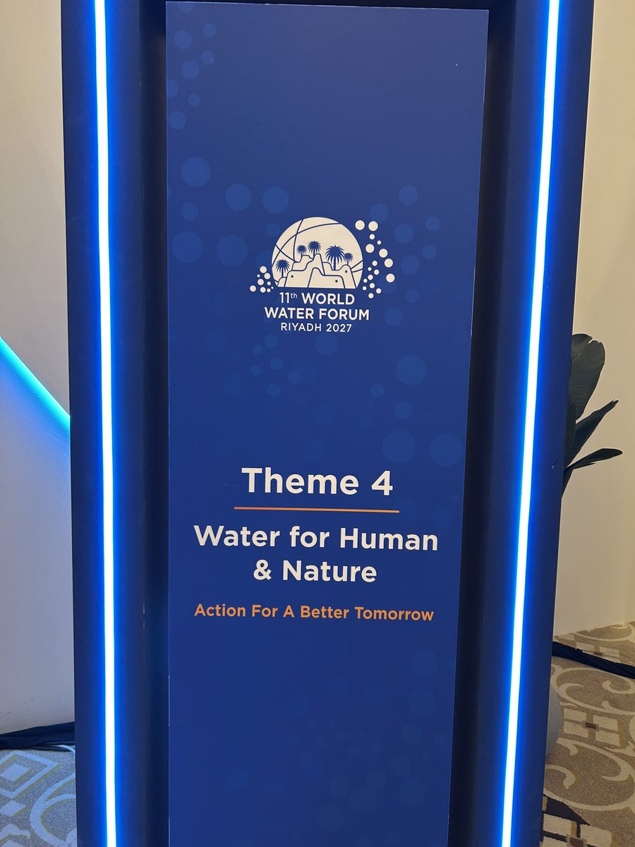 Margaret Jones Williams (@margaretjonesw1) on Twitter photo Happening now! Day 2 of the Kick Off Meeting for the 11th World Water Forum 2027 hosted by the #Water Deputyship <a href="/MEWA_KSA/">وزارة البيئة والمياه والزراعة</a>. Discussions on Water #Diplomacy #Security for #Humans and #Nature and participating in the working group for Theme 4 “Water for Humans and Nature”. #SDG6 Happening now! Day 2 of the Kick Off Meeting for the 11th World Water Forum 2027 hosted by the #Water Deputyship <a href="/MEWA_KSA/">وزارة البيئة والمياه والزراعة</a>. Discussions on Water #Diplomacy #Security for #Humans and #Nature and participating in the working group for Theme 4 “Water for Humans and Nature”. #SDG6
