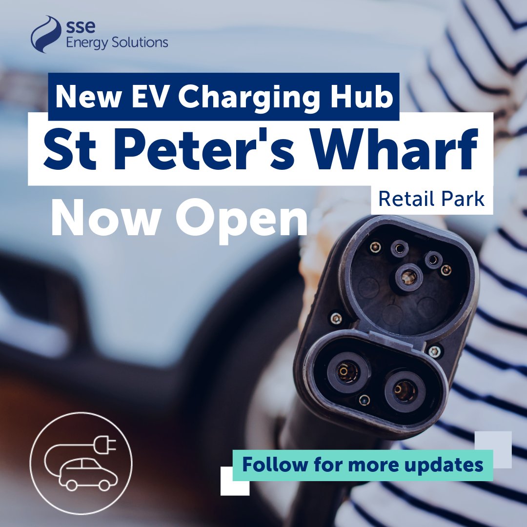 Exciting news! 🚗⚡ We've just launched our latest EV charging hub at St Peter's Wharf Retail Park in Maidstone. Swing by and give your electric vehicle a rapid charge today! Power up your ride with us! 🔋💨