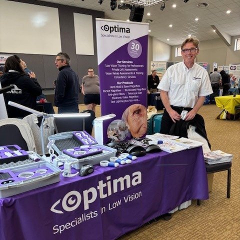 OptimaLowVision's tweet image. What an amazing day last week at Sight Village Cardiff! A huge thank you to everyone who stopped by our stand, and spoke with Andy. Your energy, questions, and stories made it such a memorable event! Until next time, Cardiff!

#SightVillage #SightVillage2025 #SightVillageWales