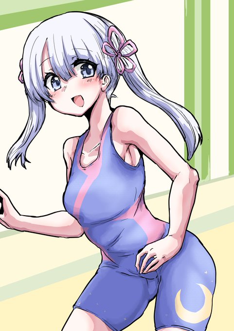 今日の日課はレスリングウェアつくよみちゃんです 