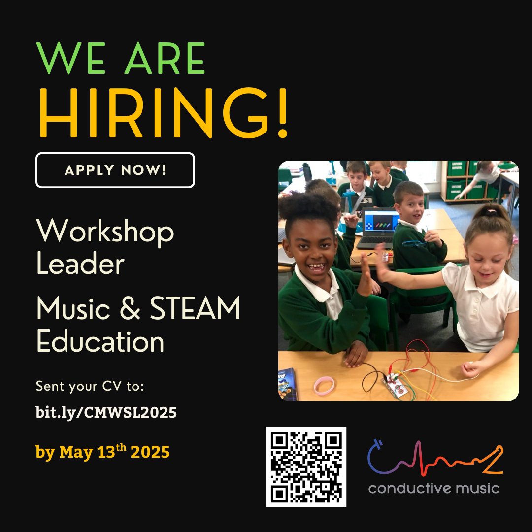 💼 Freelance role
 🎶 Music + coding
 🚌 Travel required
 Join our team before May 13 → bit.ly/CMWSL2025